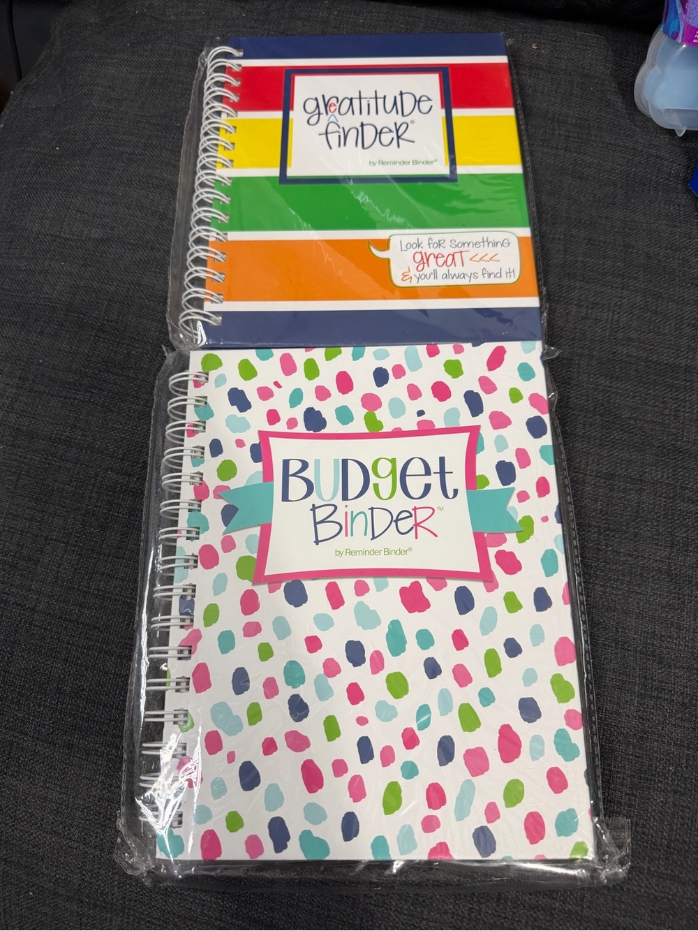 Budget Binder and Gratitude Finder Spiral Notebooks Budget Planner